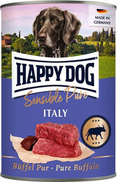 Happy Dog Sensible Pure Italy Hundefutter Büffel Monoprotein Adult 400 g - 6 x 400 g – Bild 1 von 8