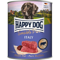 Produktbild von Happy Dog Sensible Pure Italy Hundefutter Büffel Monoprotein Adult 6x800g
