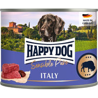 Produktbild von Happy Dog Sensible Pure Italy Hundefutter Büffel Monoprotein Hypoallergen 12 x 400 g