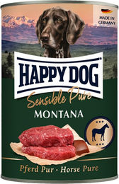 Happy Dog Sensible Pure Montana Hundefutter Pferd Monoprotein Hypoallergen Adult 12 x 800 g – Bild 1 von 4