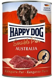 Produktbild von Happy Dog Sensible Pure Nassfutter für Hunde Adult Känguru getreidefrei und glutenfrei 6x400 g - 6 x 400 g