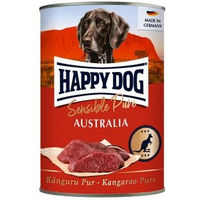Produktbild von Happy Dog Sensible Pure Nassfutter für Hunde Adult Känguru getreidefrei und glutenfrei 6x400 g - 6 x 400 g