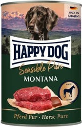 Produktbild von Happy Dog Sensible Pure Nassfutter für Hunde Adult Pferd getreidefrei und glutenfrei 6x400 g