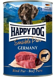Produktbild von Happy Dog Sensible Pure Nassfutter für Hunde Adult Rind Getreidefrei und Glutenfrei 6x400 g - 6 x 400 g