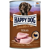 Produktbild von Happy Dog Sensible Pure Nassfutter für Hunde Adult Truthahn Getreidefrei und Glutenfrei 6x400 g - 6 x 400 g