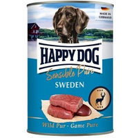 Produktbild von Happy Dog Sensible Pure Nassfutter für Hunde Adult Wild Getreidefrei und Glutenfrei 6x400 g - 6 x 400 g