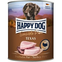 Produktbild von Happy Dog Sensible Pure Nassfutter Hund Adult Truthahn und Büffel getreidefrei monoprotein 6x800 g - 6 x 800 g