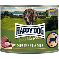 Produktbild von Happy Dog Sensible Pure Neuseeland Lamm Hypoallergenes Monoprotein Hundefutter 6 x 200 g