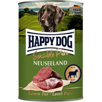 Produktbild von Happy Dog Sensible Pure Neuseeland Lamm Hypoallergenes Monoprotein Hundennassfutter 6 x 800 g