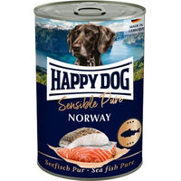 Produktbild von Happy Dog Sensible Pure Norway Hundefutter Lachs Monoprotein Glutenfrei 12 x 400 g