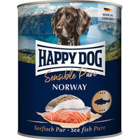 Produktbild von Happy Dog Sensible Pure Norway Seefisch Hundefutter Adult 12x800g