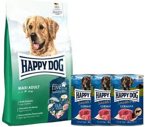 Produktbild von Happy Dog Sensible Pure Rind Getreidefreies Hundefutter für große erwachsene Hunde 15 kg