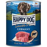 Produktbild von Happy Dog Sensible Pure Rind Monoprotein Hund Stückchen in Sauce Adult 6 x 800 g - 6 x 800 g