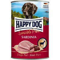Produktbild von Happy Dog Sensible Pure Sardinia Hundefutter Ziege mit Sardine Adult 6 x 400 g Dose - 6 x 400 g
