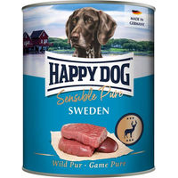 Produktbild von Happy Dog Sensible Pure Sweden Wild Hundefutter Adult Hypoallergen 12x800g