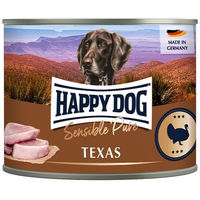 Produktbild von Happy Dog Sensible Pure Texas Hundefutter Truthahn Adult 12x200g