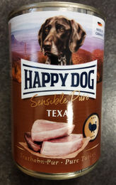 Happy Dog Sensible Pure Texas Truthahn Hund Nassfutter Getreidefrei Hypoallergen 6x 400g – Bild 1 von 5