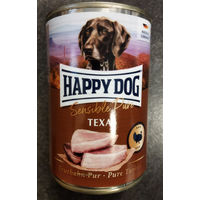 Produktbild von Happy Dog Sensible Pure Texas Truthahn Hund Nassfutter Getreidefrei Hypoallergen 6x 400g