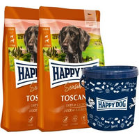 Produktbild von Happy Dog Sensible Toscana Hundefutter Adult Ente und Fisch 8 kg
