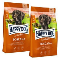 Produktbild von Happy Dog Sensible Trockenfutter Hund Adult Ente Lachs Getreidefrei 25 kg - 2 x 12,5 kg