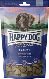 Happy Dog Soft Snack France Hundesnack Ente Monoprotein Sensitive 100 g - 10 x 100 g – Bild 1 von 12