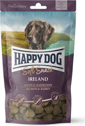 Happy Dog Soft Snack Ireland Hundesnack Lachs und Kaninchen getreidefrei ohne Zucker 10 x 100 g - 10 x 100 g – Bild 1 von 13