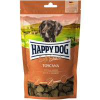 Produktbild von Happy Dog Soft Snack Toscana Belohnungssnack für Hunde mit Ente und Lachs glutenfrei