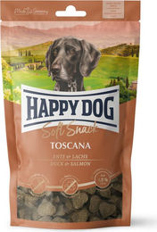 Happy Dog Soft Snack Toscana Hundesnack mit Ente und Lachs getreidefrei 1000 g - 10 x 100 g – Bild 1 von 10