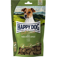 Produktbild von Happy Dog SoftSnack Mini Hund Belohnungssnack Lamm Neuseeland Sensitive ohne Zucker 5x100g