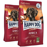 Produktbild von Happy Dog Supreme Africa Hundefutter mit Strauß hypoallergen und glutenfrei 25 kg (2 x 12,5 kg)