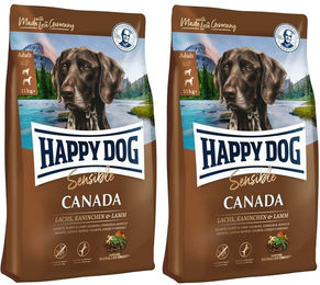 Produktbild von Happy Dog Supreme Canada Hundefutter Adult Glutenfrei und Zuckerfrei 22 kg