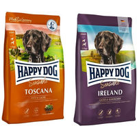 Produktbild von Happy Dog Supreme Hundefutter Toscana und Irland Sensitive mit Ente Lachs und Kaninchen 25 kg