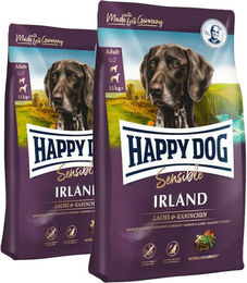 Produktbild von Happy Dog Supreme Irland Hundefutter mit Lachs und Kaninchen 25 kg