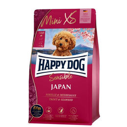 Happy Dog Supreme Mini XS Japan Hundetrockenfutter Sensitive Glutenfrei Adult Huhn und Forelle 300g - 6 x 300 g – Bild 1 von 8