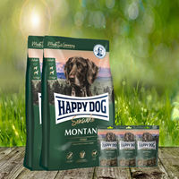 Produktbild von Happy Dog Supreme Montana Getreidefreies Hundefutter für mittelgroße und große Hunde Adult mit Kartoffel