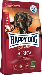 Happy Dog Supreme Sensible Africa Hundefutter mit Strauß glutenfrei und sensitive 2 x 12,5 kg – Bild 1 von 2