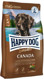 Happy Dog Supreme Sensible Canada Getreidefreies Trockenfutter für ausgewachsene Hunde mit Lachs, Kaninchen und Lamm 4 kg - 2 x 4 kg – Bild 1 von 13