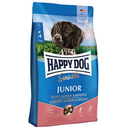 Happy Dog Supreme Sensible Junior Hundefutter Huhn Lachs Kartoffel Glutenfrei 2x10kg – Bild 1 von 8