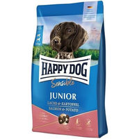 Produktbild von Happy Dog Supreme Sensible Junior Hundetrockenfutter Huhn Lachs Kartoffel Glutenfrei 4 kg - 4 kg