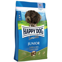 Produktbild von Happy Dog Supreme Sensible Junior Hundetrockenfutter Lamm und Reis 10 kg - 10 kg