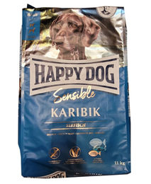 Happy Dog Supreme Sensible Karibik Hundefutter Adult Getreidefrei und Glutenfrei mit Fisch 2 x 11 kg - 2 x 11 kg – Bild 1 von 2