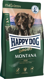 Happy Dog Supreme Sensible Montana Getreidefreies Hundetrockenfutter für adulte Hunde mit Pferd 4 kg - 4 kg – Bild 1 von 6
