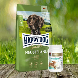 Happy Dog Supreme Sensible Neuseeland Hundefutter 12 kg und Doppelherz Chondro Plus 120 Tabletten – Bild 1 von 1