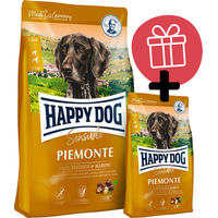 Produktbild von Happy Dog Supreme Sensible Piemonte Trockenfutter Ente Fisch für Hunde 11 kg glutenfrei