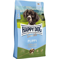 Produktbild von Happy Dog Supreme Sensible Puppy Hundetrockenfutter Lamm und Reis für Welpen 4 kg - 4 kg