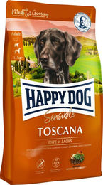 Happy Dog Supreme Sensible Toscana Hundetrockenfutter Adult Ente und Lachs 1 kg - 1 kg – Bild 1 von 10