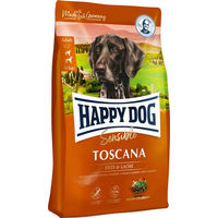 Produktbild von Happy Dog Supreme Sensible Toscana Hundetrockenfutter Adult Ente und Lachs 1 kg - 1 kg