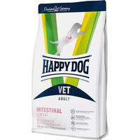 Produktbild von Happy Dog VET Intestinal Low Fat Trockenfutter für Hunde zur Magen-Darm-Unterstützung und Gewichtskontrolle 1 kg