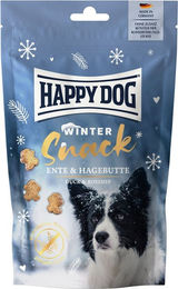 Produktbild von Happy Dog Winter Snack Hund Ente und Hagebutte getreidefrei 100 g