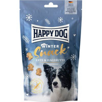 Produktbild von Happy Dog Winter Snack Hund Ente und Hagebutte getreidefrei 100 g